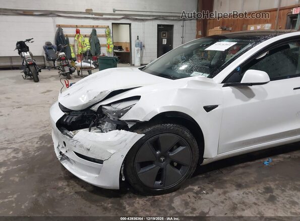 5YJ3E1EB3NF360810 2022 TESLA MODEL 3 White Դիմացի տեսք