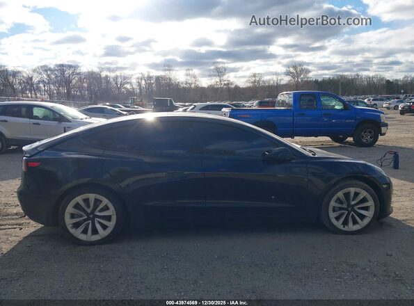 5YJ3E1EB4NF189811 2022 TESLA MODEL 3 Black ხელსაწყოთა პანელის ხედი