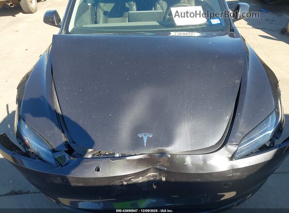 5YJ3E1EB5RF818806 2024 TESLA MODEL 3 Gray Вид ззаду