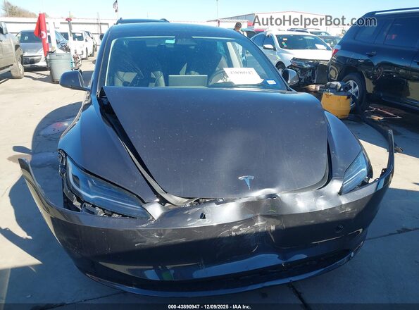 5YJ3E1EB5RF818806 2024 TESLA MODEL 3 Gray Вид задньої частини салону