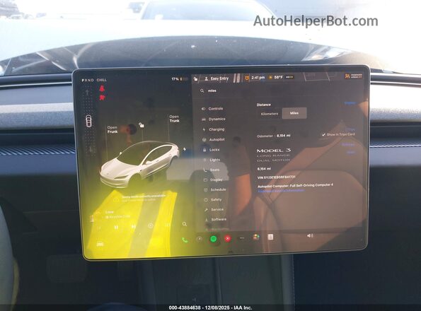 5YJ3E1EB5RF841731 2024 TESLA MODEL 3 White 