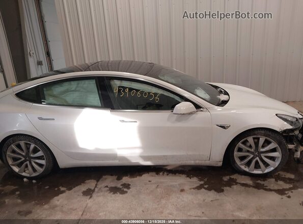 5YJ3E1EB6LF712291 2020 TESLA MODEL 3 White Instrument cluster view