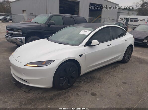 5YJ3E1EB6RF792183 2024 TESLA MODEL 3 White Vista tres cuartos delantera izquierda