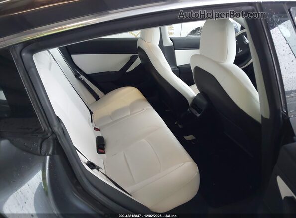 5YJ3E1EB8KF406725 2019 TESLA MODEL 3 Gray VIN sticker view