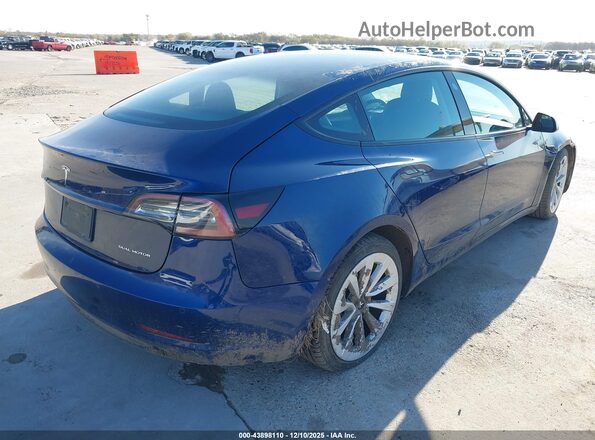 5YJ3E1EB8NF262534 2022 TESLA MODEL 3 Blue 