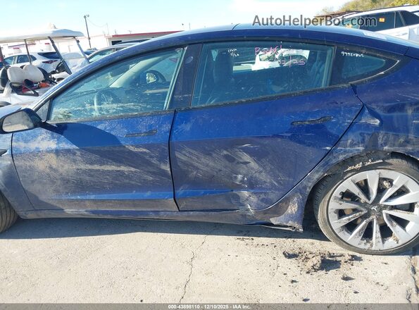 5YJ3E1EB8NF262534 2022 TESLA MODEL 3 Blue 