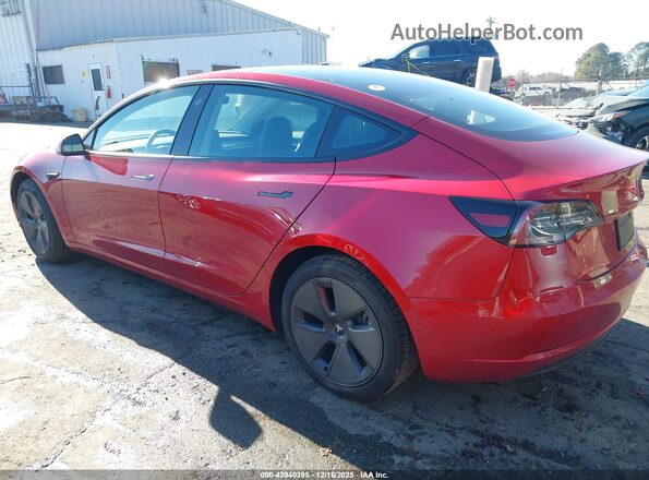 5YJ3E1EB9NF253020 2022 TESLA MODEL 3 Red 360 interior view
