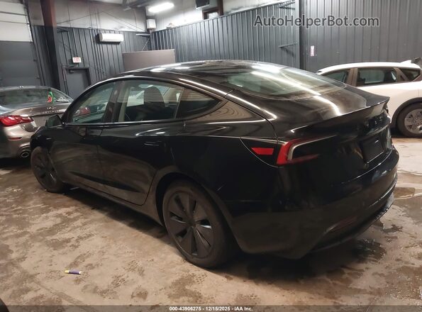 5YJ3E1EBXSF063268 2025 TESLA MODEL 3 Черный Задняя левая четверть