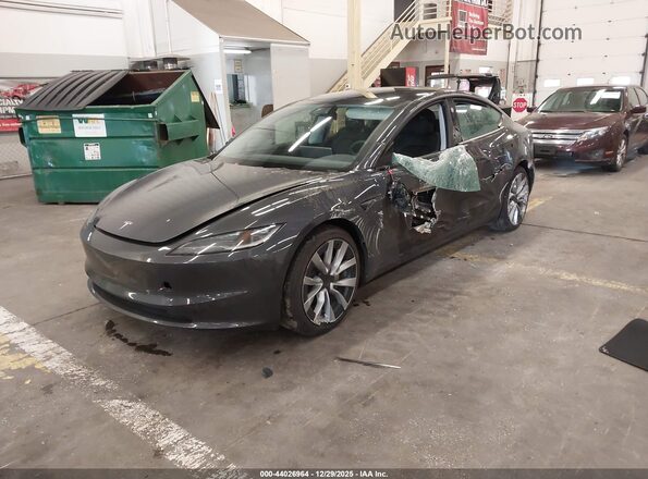 5YJ3E1EBXSF967346 2025 TESLA MODEL 3 Black Przód lewy