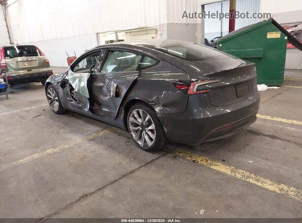 5YJ3E1EBXSF967346 2025 TESLA MODEL 3 Black Tył lewy