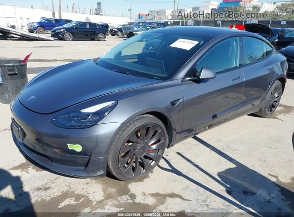 5YJ3E1EC1PF580894 2023 TESLA MODEL 3 Gray 