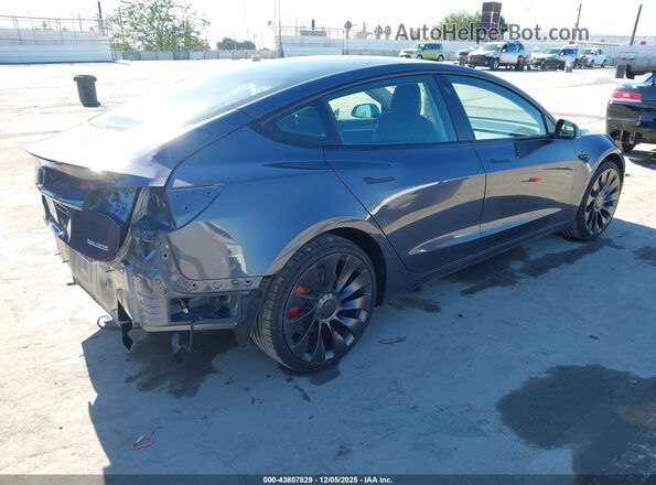 5YJ3E1EC1PF580894 2023 TESLA MODEL 3 Gray 