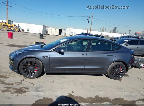5YJ3E1EC1PF580894 2023 TESLA MODEL 3 Gray 