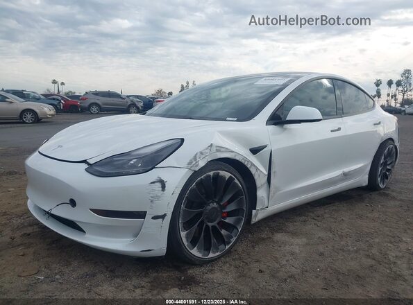 5YJ3E1EC2PF580547 2023 TESLA MODEL 3 White Front left