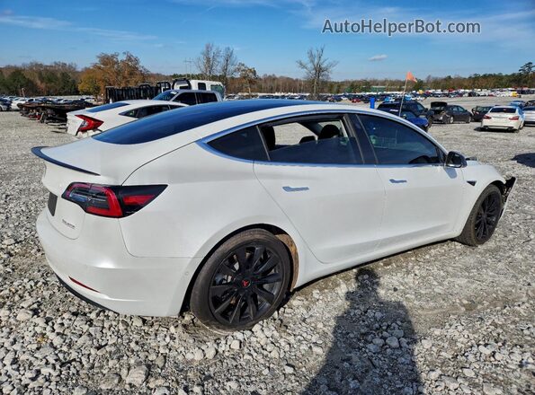 5YJ3E1EC7LF587004 2020 TESLA MODEL Белый Задняя правая четверть