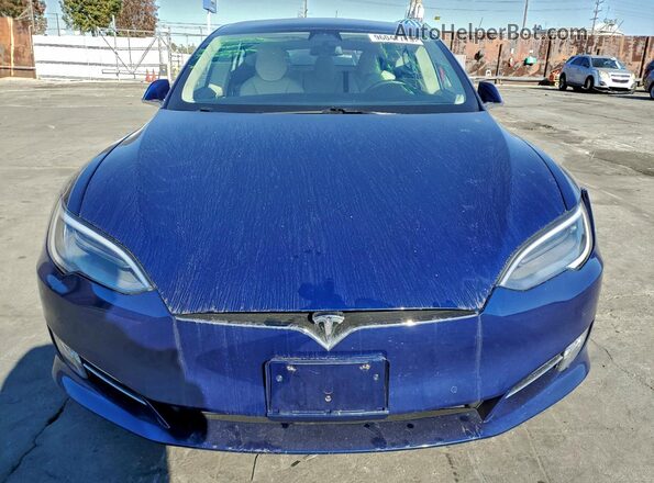 5YJSA1E23JF288041 2018 TESLA MODEL Blue Front view