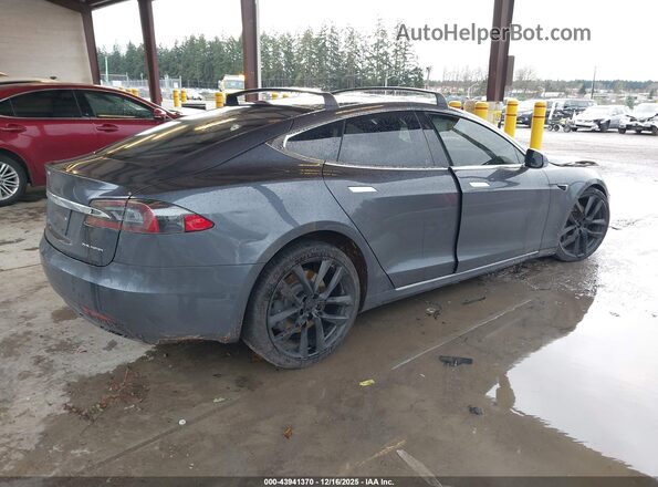 5YJSA1E25LF397488 2020 TESLA MODEL S Gray Trasero derecho