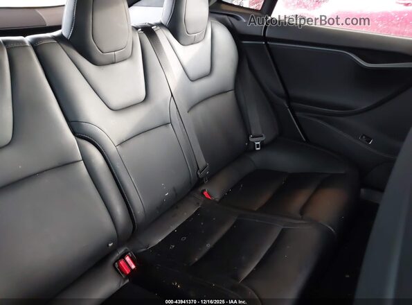 5YJSA1E25LF397488 2020 TESLA MODEL S Gray Vista de la etiqueta del VIN