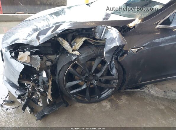 5YJSA1E25LF397488 2020 TESLA MODEL S Gray Vista frontal