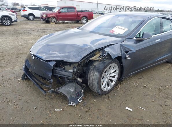 5YJSA1E28LF350925 2020 TESLA MODEL S Серый Вид спереди