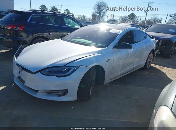 5YJSA1E29KF337311 2019 TESLA MODEL S White Передня ліва чверть