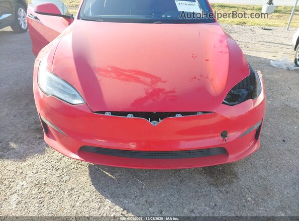 5YJSA1E56NF471787 2022 TESLA MODEL S Red Vista del cuadro de instrumentos