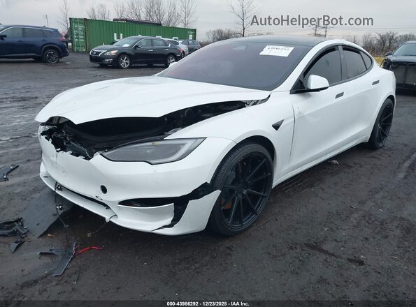 5YJSA1E56PF515919 2023 TESLA MODEL S White Front left