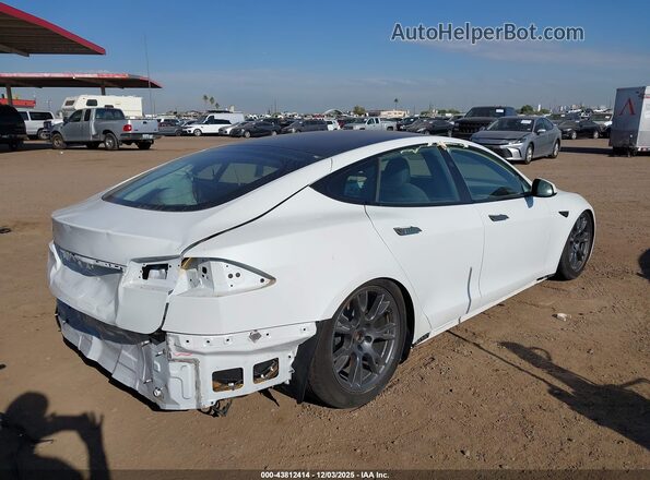 5YJSA1E5XRF537702 2024 TESLA MODEL S White Задня права чверть