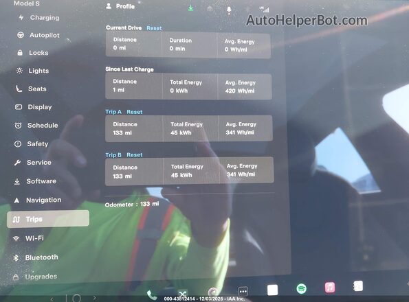 5YJSA1E5XRF537702 2024 TESLA MODEL S White Вид задніх сидінь