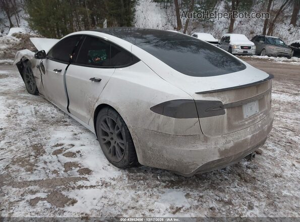 5YJSA1E61MF442723 2021 TESLA MODEL S White Հետևի ձախ