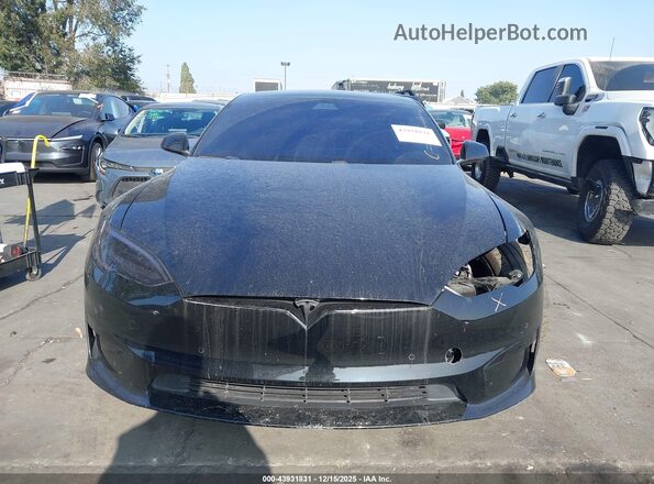 5YJSA1E62MF447025 2021 TESLA MODEL S Черный Вид щитка приборов