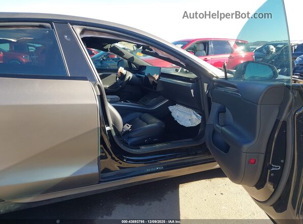 5YJSA1E62MF447669 2021 TESLA MODEL S Серый Вид салона спереди