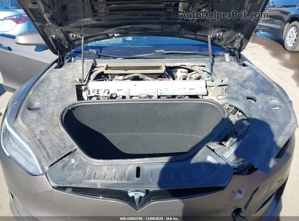 5YJSA1E62MF447669 2021 TESLA MODEL S Серый Вид сзади
