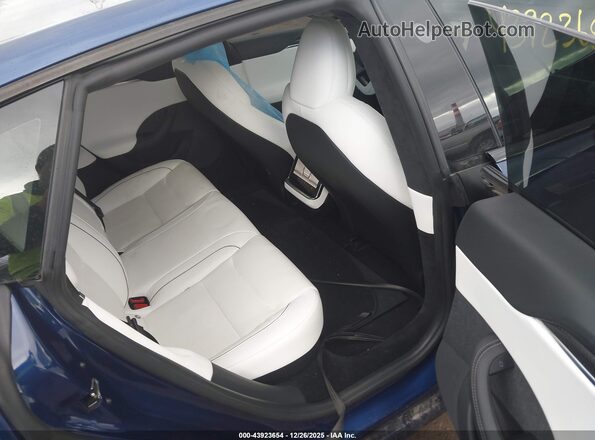 5YJSA1E64MF452906 2021 TESLA MODEL S Blue Вид наклейки з VIN-кодом