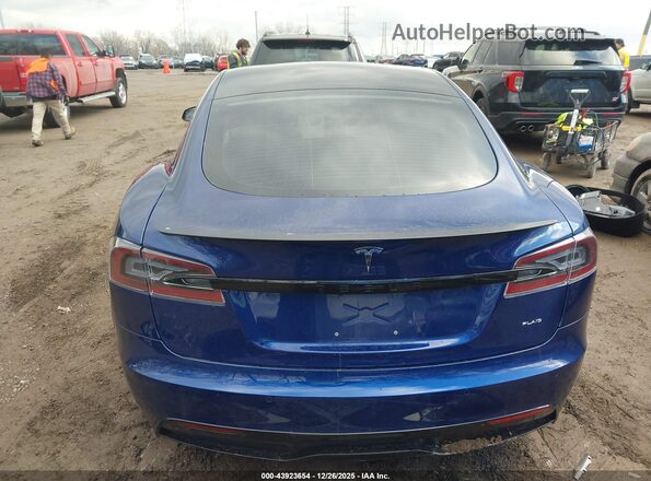 5YJSA1E64MF452906 2021 TESLA MODEL S Blue 