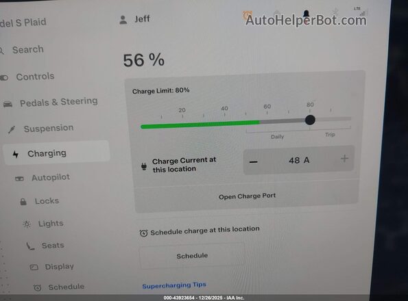 5YJSA1E64MF452906 2021 TESLA MODEL S Blue 