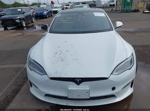 5YJSA1E65NF461065 2022 TESLA MODEL S White Front view