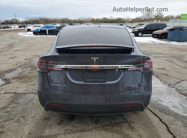 5YJXCAE41GFS00615 2016 TESLA MODEL Gray Вид ззаду
