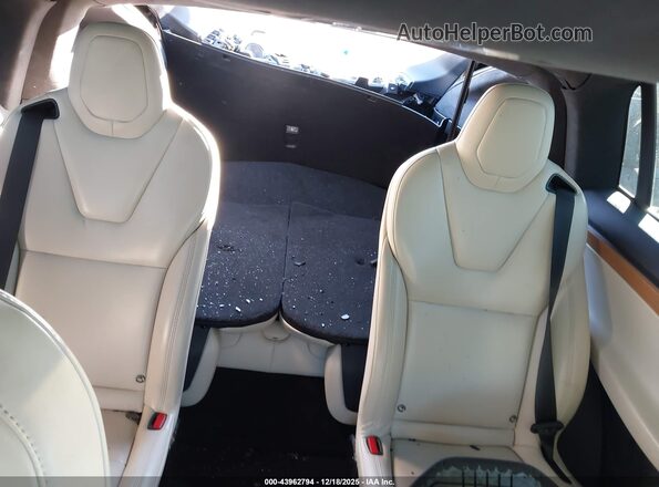 5YJXCBE20MF320552 2021 TESLA MODEL X Black Vista de la etiqueta del VIN