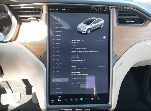 5YJXCBE20MF320552 2021 TESLA MODEL X Black 