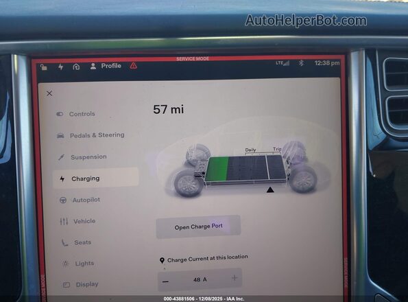 5YJXCBE28GF021119 2016 TESLA MODEL X Серый 