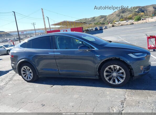 5YJXCBE28GF021119 2016 TESLA MODEL X Серый Вид задней части салона