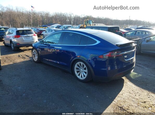 5YJXCBE29LF280891 2020 TESLA MODEL X Синий Задняя левая четверть