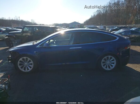 5YJXCBE29LF280891 2020 TESLA MODEL X Синий Панорамный вид салона 360°