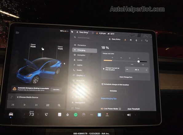 5YJYGAEE2MF193803 2021 TESLA MODEL Y Dark Blue 