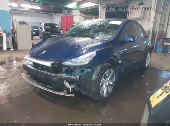 5YJYGAEE2MF193803 2021 TESLA MODEL Y Dark Blue 