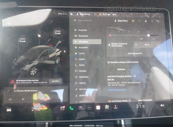 5YJYGDEE0LF030096 2020 TESLA MODEL Y Dark Blue 