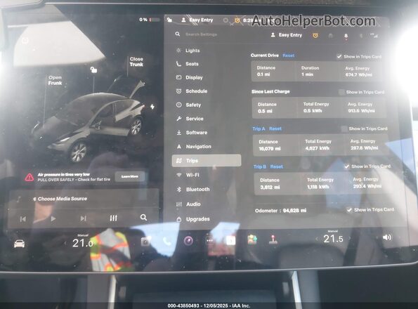 5YJYGDEE0LF030096 2020 TESLA MODEL Y Dark Blue 