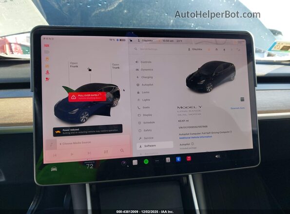 5YJYGDEE0LF057668 2020 TESLA MODEL Y Black 