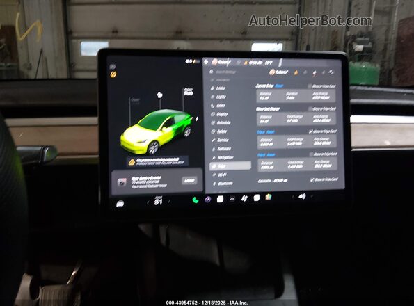 5YJYGDEE0MF268080 2021 TESLA MODEL Y Black Rear seats view